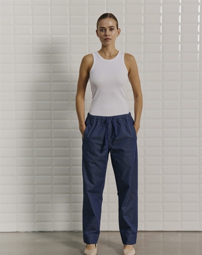 With Black - WBLVictoria String Bukser - Indigo Rise